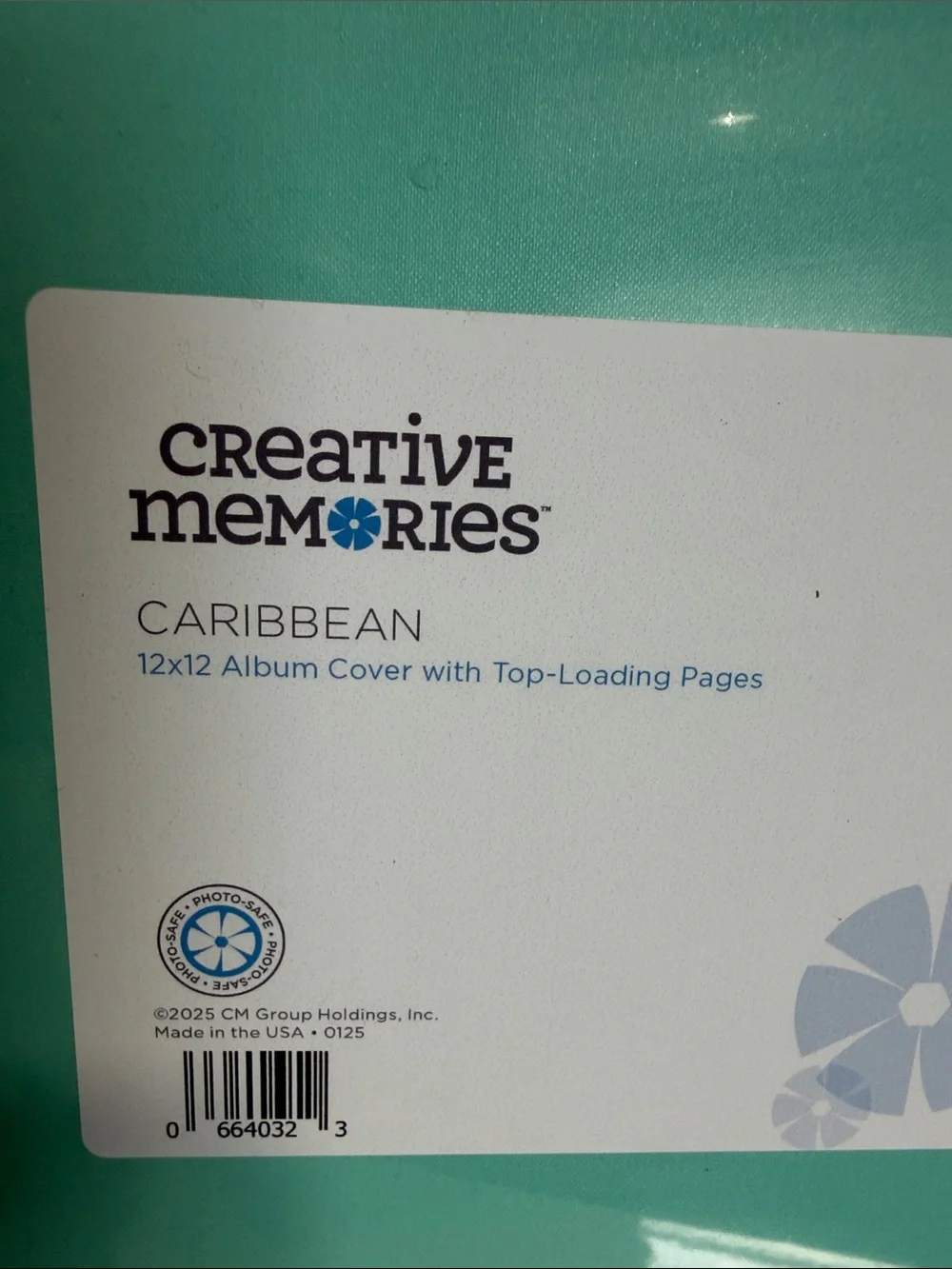 Creative Memories Caribbean 12x12 Album Cover with Too-Loading Pages
